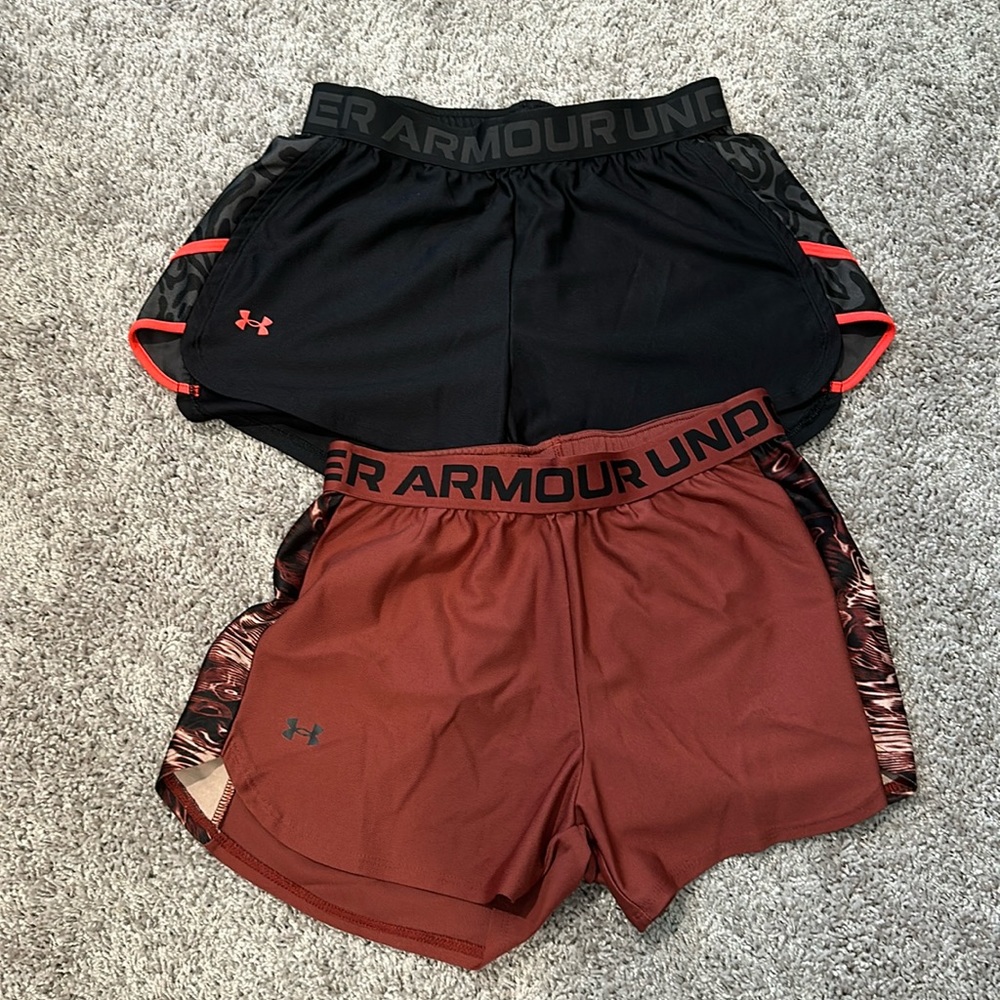 2 pair Under Armour woman’s shorts